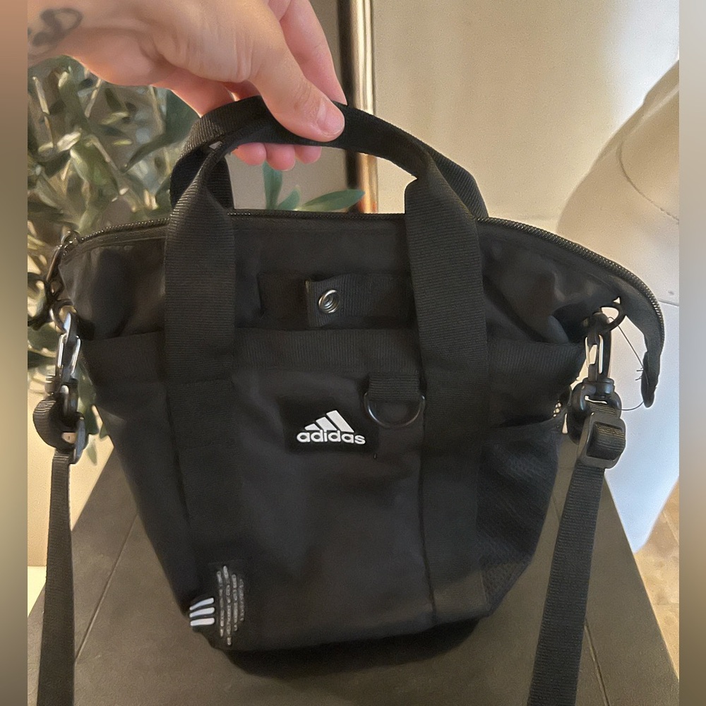 Adidas Black Crossbody tote Bag
